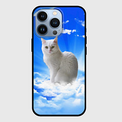 Чехол iPhone 13 Pro Кот в облаках
