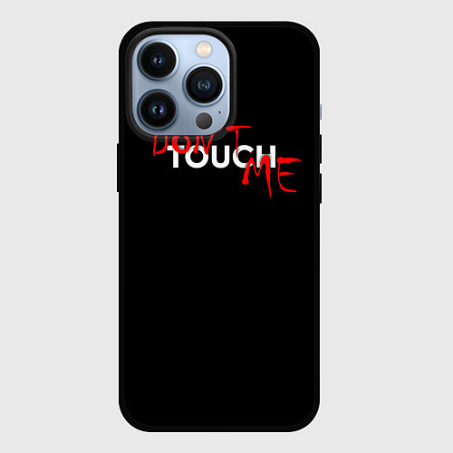 Чехол iPhone 13 Pro DONT TOUCH / 3D-Черный – фото 1