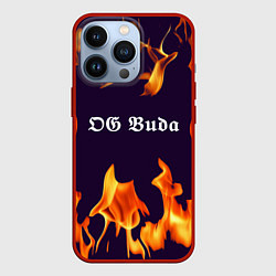 Чехол для iPhone 13 Pro OG Buda, цвет: 3D-красный