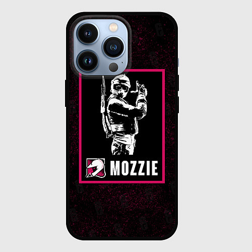 Чехол iPhone 13 Pro Mozzie / 3D-Черный – фото 1