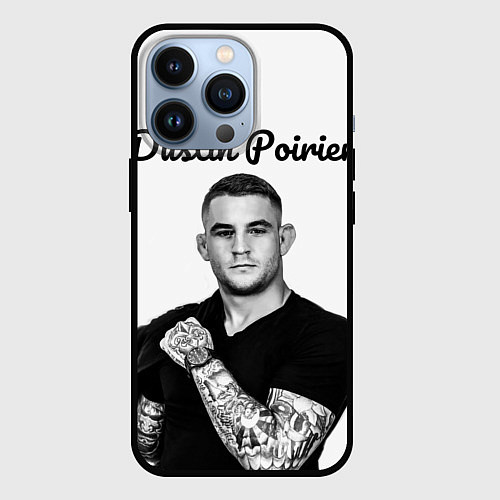 Чехол iPhone 13 Pro Dustin Poirier / 3D-Черный – фото 1