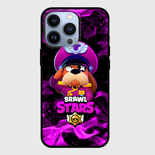 Чехол iPhone 13 Pro ГЕНЕРАЛ ГАВС - Brawl Stars / 3D-Черный – фото 1