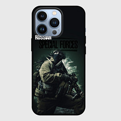 Чехол для iPhone 13 Pro Спецназ РФ, цвет: 3D-черный