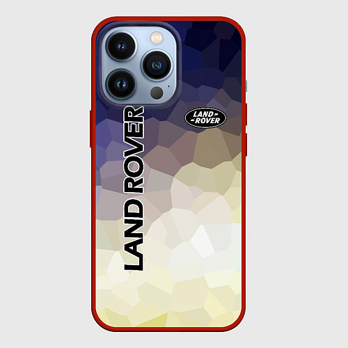 Чехол iPhone 13 Pro LAND ROVER / 3D-Красный – фото 1