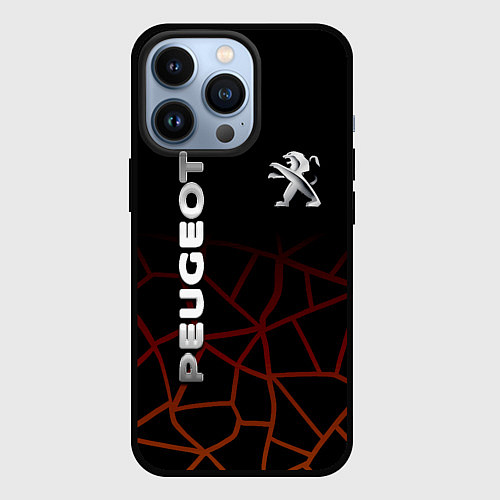 Чехол iPhone 13 Pro PEUGEOT / 3D-Черный – фото 1