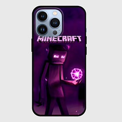 Чехол для iPhone 13 Pro Minecraft Слендермен, цвет: 3D-черный