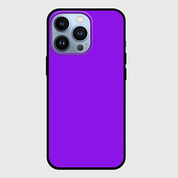 Чехол для iPhone 13 Pro Фиолетовый, цвет: 3D-черный
