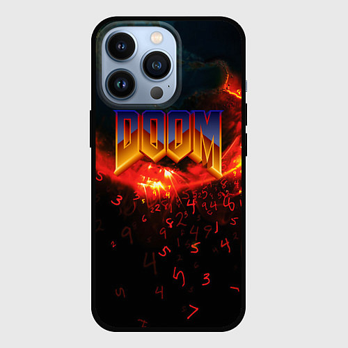 Чехол iPhone 13 Pro DOOM MARS / 3D-Черный – фото 1