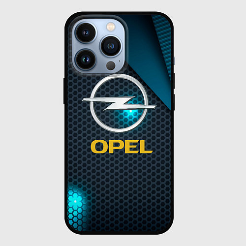 Чехол iPhone 13 Pro OPEL ОПЕЛЬ / 3D-Черный – фото 1