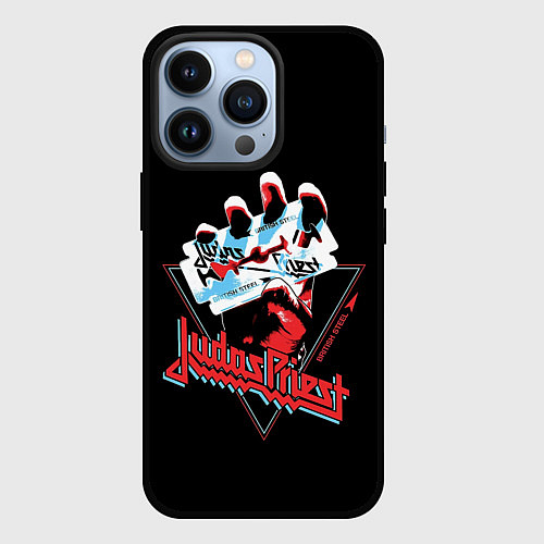 Чехол iPhone 13 Pro Judas Priest / 3D-Черный – фото 1