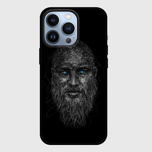 Чехол iPhone 13 Pro Ragnar Lodbrok / 3D-Черный – фото 1