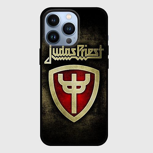 Чехол iPhone 13 Pro JUDAS PRIEST / 3D-Черный – фото 1