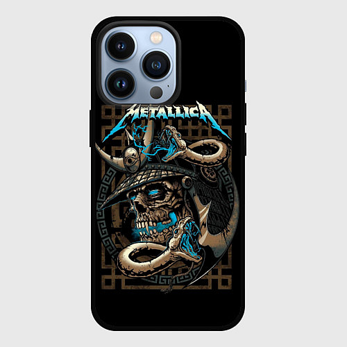 Чехол iPhone 13 Pro METALLICA / 3D-Черный – фото 1