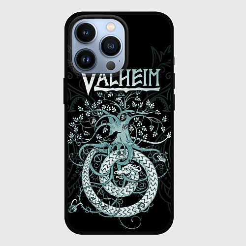 Чехол iPhone 13 Pro Valheim / 3D-Черный – фото 1