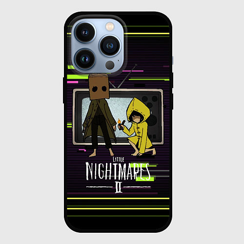 Чехол iPhone 13 Pro Little Nightmares 2 / 3D-Черный – фото 1