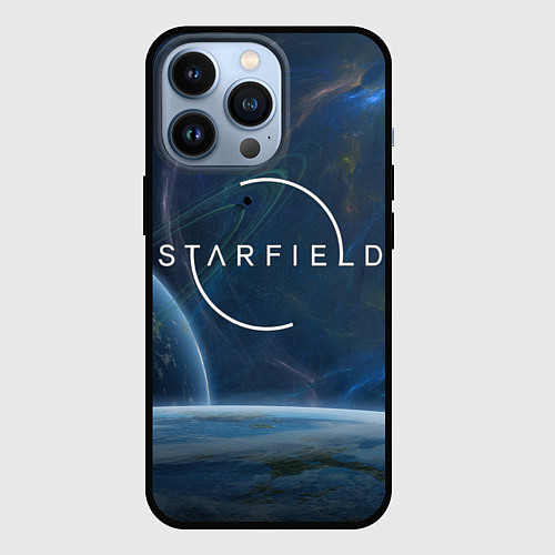 Чехол iPhone 13 Pro Starfield / 3D-Черный – фото 1
