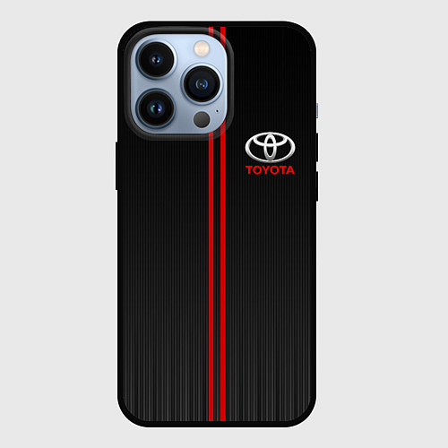 Чехол iPhone 13 Pro TOYOTA PASSION FOR LIFE / 3D-Черный – фото 1