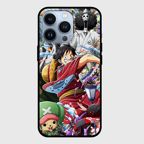 Чехол iPhone 13 Pro ONE PIECE ВАН ПИС / 3D-Черный – фото 1