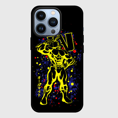 Чехол iPhone 13 Pro Всемогущий, Моя геройская акад / 3D-Черный – фото 1