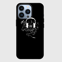 Чехол для iPhone 13 Pro Headphones, цвет: 3D-черный