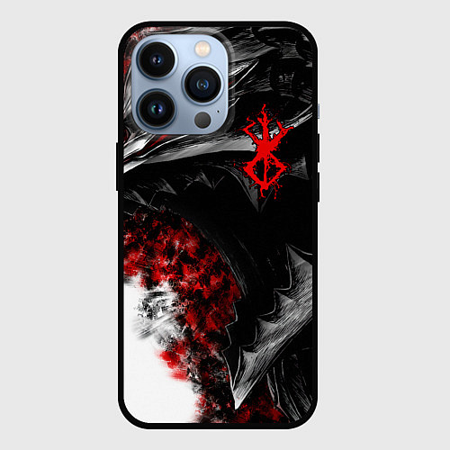 Чехол iPhone 13 Pro BERSERK БЕРСЕРК / 3D-Черный – фото 1