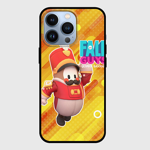 Чехол iPhone 13 Pro FALL GUYS Щелкунчик / 3D-Черный – фото 1