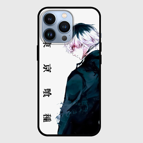 Чехол iPhone 13 Pro Токийский гуль Tokyo Ghoul / 3D-Черный – фото 1