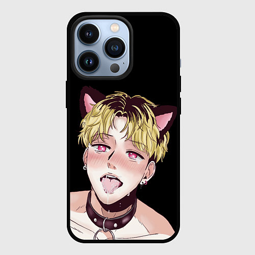 Чехол iPhone 13 Pro АхегаоAhegao О Чан У / 3D-Черный – фото 1