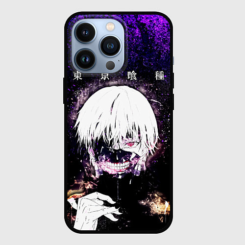 Чехол iPhone 13 Pro Kaneki Ken Tokyo Ghoul / 3D-Черный – фото 1