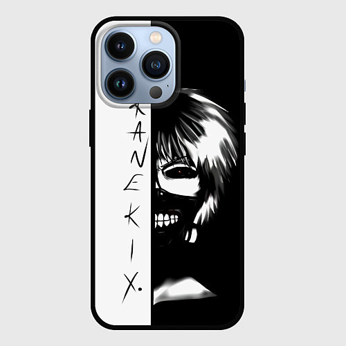 Чехол iPhone 13 Pro Kaneki X Tokyo Ghoul / 3D-Черный – фото 1