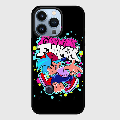 Чехол iPhone 13 Pro Friday Night Funkin / 3D-Черный – фото 1