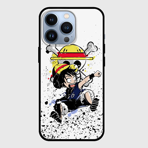 Чехол iPhone 13 Pro ONE PIECE ВАН ПИС / 3D-Черный – фото 1