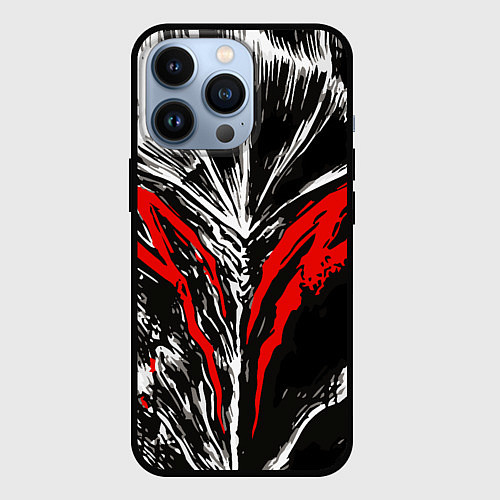 Чехол iPhone 13 Pro BERSERK / 3D-Черный – фото 1