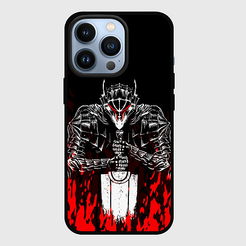 Чехол iPhone 13 Pro BERSERK / 3D-Черный – фото 1