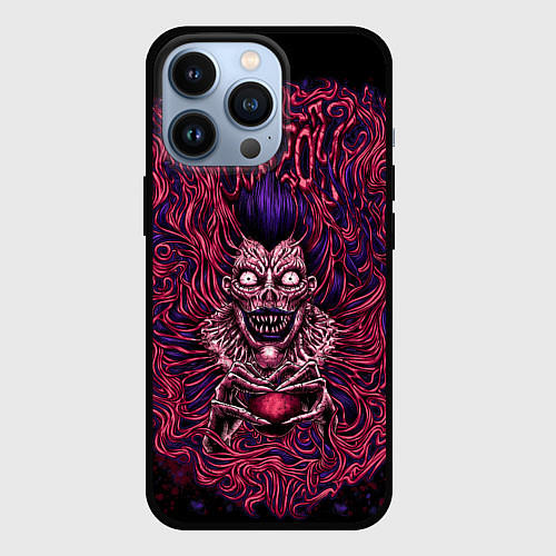 Чехол iPhone 13 Pro DEATH NOTE ТЕТРАДЬ СМЕРТИ / 3D-Черный – фото 1