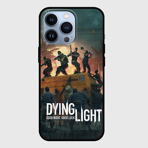 Чехол iPhone 13 Pro Dying Light / 3D-Черный – фото 1