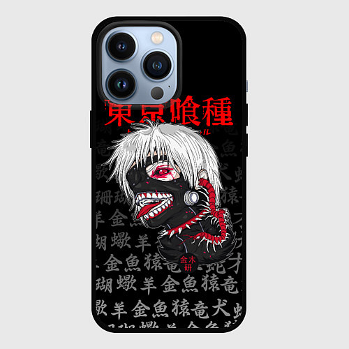 Чехол iPhone 13 Pro TOKYO GHOUL ТОКИЙСКИЙ ГУЛЬ / 3D-Черный – фото 1