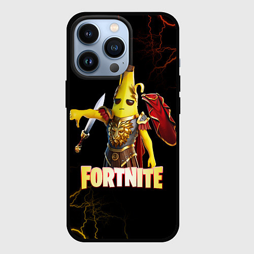 Чехол iPhone 13 Pro Fortnite Potassius Peels Peely / 3D-Черный – фото 1