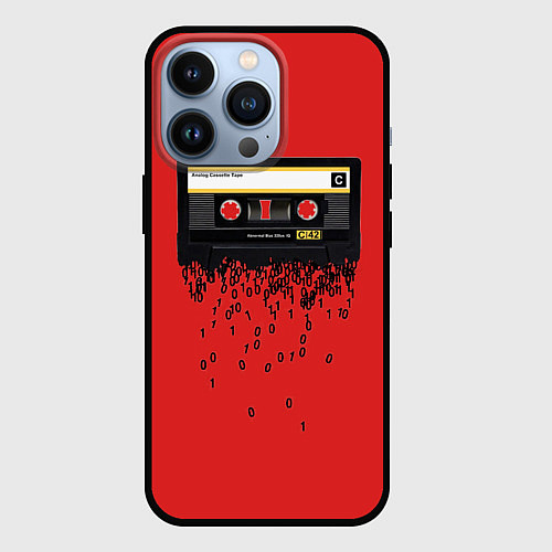 Чехол iPhone 13 Pro The death of the cassette tape / 3D-Черный – фото 1
