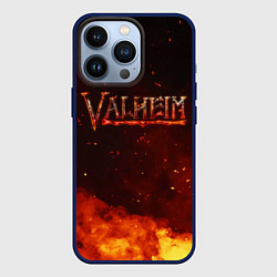 Чехол iPhone 13 Pro Valheim огненный лого