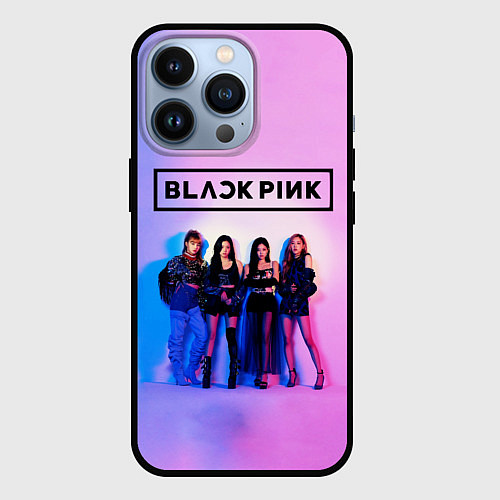 Чехол iPhone 13 Pro BLACKPINK / 3D-Черный – фото 1