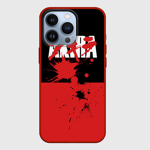 Чехол iPhone 13 Pro Akira / 3D-Красный – фото 1