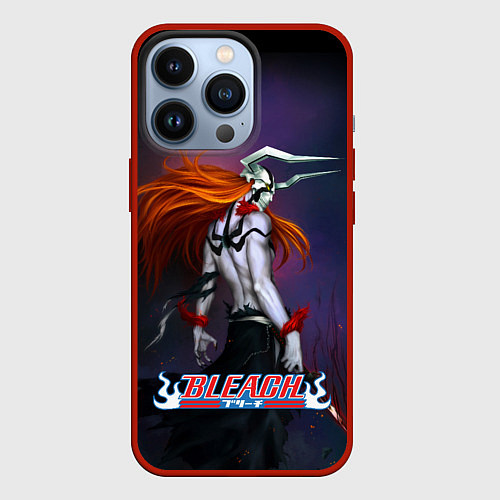 Чехол iPhone 13 Pro ПУСТОЙ BLEACH БЛИЧ / 3D-Красный – фото 1