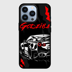 Чехол для iPhone 13 Pro NISSAN GT-R GODZILLA, цвет: 3D-черный