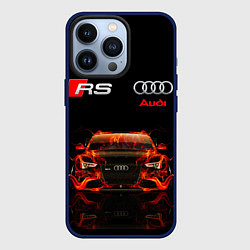 Чехол для iPhone 13 Pro AUDI RS 5 FIRE АУДИ РС 5, цвет: 3D-тёмно-синий