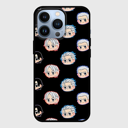 Чехол iPhone 13 Pro DMC Pattern / 3D-Черный – фото 1