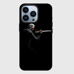 Чехол для iPhone 13 Pro Вирджил с катаной, цвет: 3D-черный