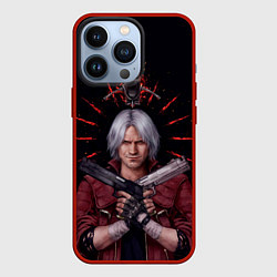 Чехол для iPhone 13 Pro Saint Dante, цвет: 3D-красный