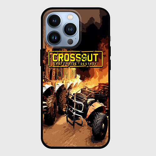 Чехол iPhone 13 Pro Crossout Online / 3D-Черный – фото 1