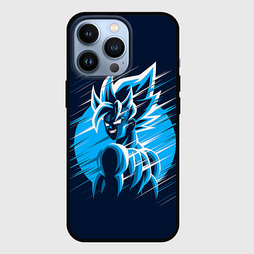 Чехол iPhone 13 Pro Dragon Ball Z Art / 3D-Черный – фото 1